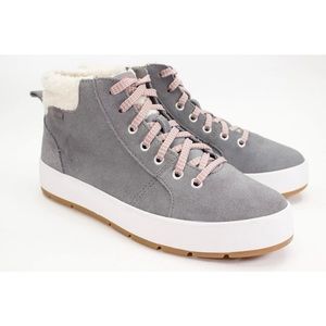 Keds Shoes Womens 8.5 Tahoe Blue Gray Suede High Top Casual Sneakers Ankle Boots